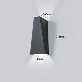 Designer Wall Light – Modern Aluminium Wall Sconce With Bidirectional Lighting Effect