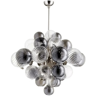 Blown Glass Pendant Light – Elegant Crystal Chandelier | Sculptural Fixture