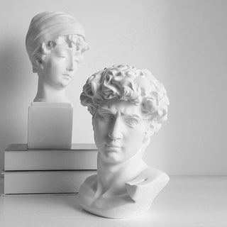 artistic character modern resin figurines creative art decor close-up
