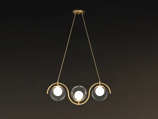 Metal Pendant Light – Multi-Headed Spherical Pendant Lamp | Warm Atmosphere Lighting