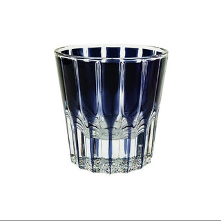vintage style glass tumbler, colorful glassware for dining