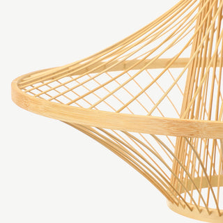 Bamboo woven lantern pendant lamp — living room hanging fixture