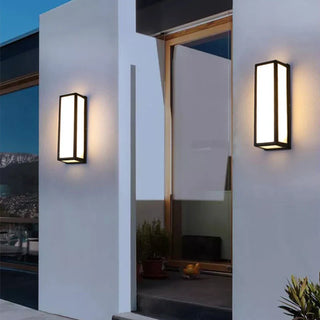 Modern European outdoor wall light — IP-rated LED exterior fixture