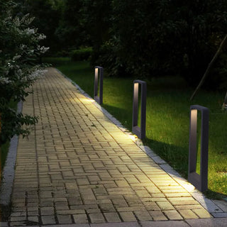 Modern Garden Lamp – Aluminum Lamp Post With LED Outdoor Lighting Fixture