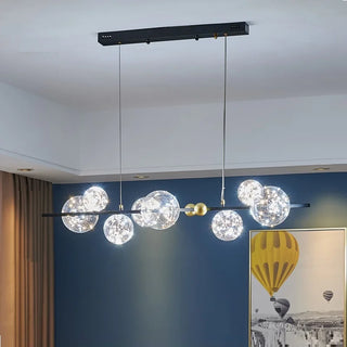 Modern Pendant Light – Elegant LED Metal Fixture with Cord Hanging Design