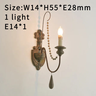 White Wooden Chandelier – Vintage Rustic Light Fixture for Living Room Lighting