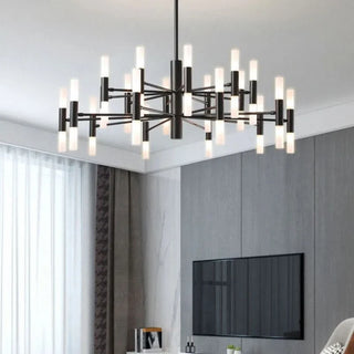 Modern Chandelier – LED Lighting Acrylic Tube Pendant with Adjustable Suspension