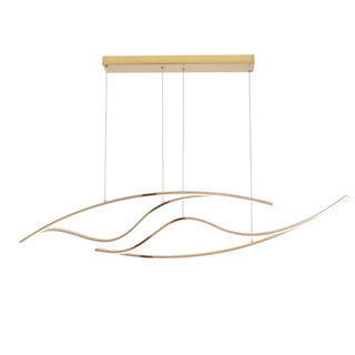 Nordic Chandelier – Modern Lighting Metal Fixture with Soft Ambient Glow