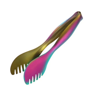 luxury kitchen tongs 25cm stainless steel prague kitchenware eco friendly front view