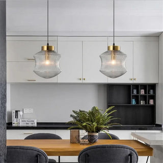 Modern Hanging Lamp – Nordic Pendant Light With Adjustable Glass Metal Design