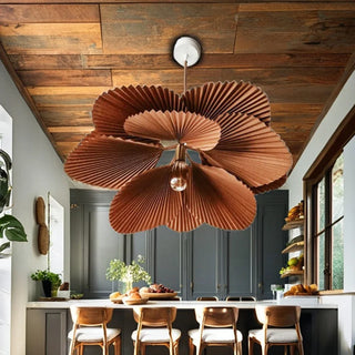 Wabi-Sabi Pendant Light – Handcrafted Hanging Light With Soft Ambient Lighting