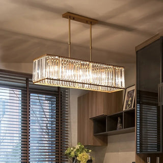 Crystal Ceiling Light – Modern Gold Plated Chandelier with Soft Ambient Lighting