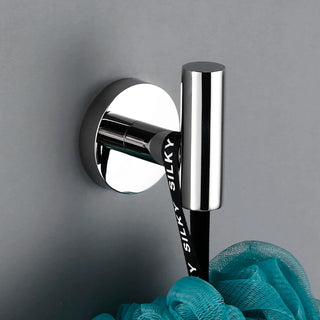bathroom wall hook modern stainless steel black gold chrome finish angle view