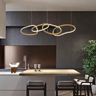 Dimmable LED Pendant Light – Modern Ceiling Light With Adjustable Brightness & Elegant Ring Design