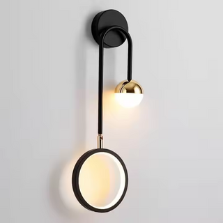 Slender Wall Light | Gold Finish Lighting - Natural Style Lamp by Lumavera