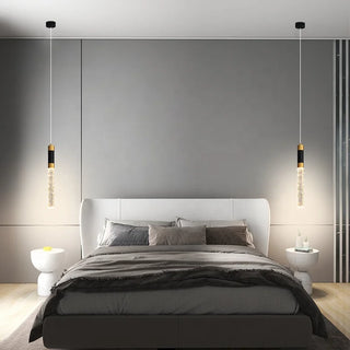LED Pendant Light – Modern Indoor Pendant Light with Metal Finish & Clear Diffuser