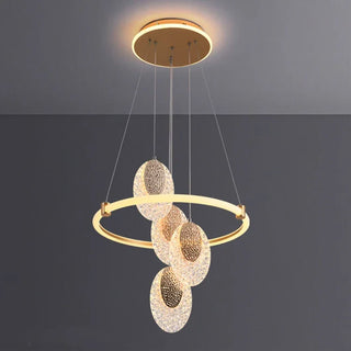 Contemporary Ring Chandelier – Modern Circular Pendant Light with LED Design