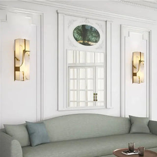 Contemporary Wall Sconce – Modern Wall Light with Gold Finish & Soothing LED Illumination