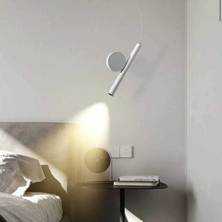 Modern Pendant Light – Elegant Pendant Fixture with Fluid Line Suspension and Opal Glass