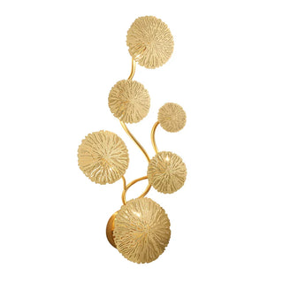 Golden Leaves Wall Light – Modern Decorative Lamp with Soft Warm Lighting