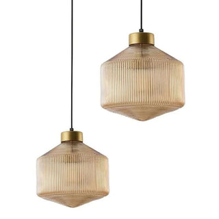 Modern Hanging Lamp – Nordic Pendant Light With Adjustable Glass Metal Design