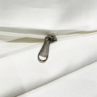 egyptian cotton duvet cover luxury white bedding set queen king sizes top view