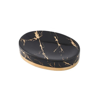 marble ceramic soap dish holder durable bathroom accessory tray close-up