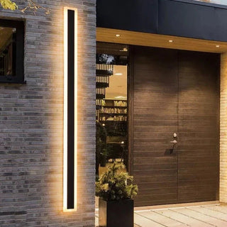 Waterproof iron wall lamp close-up — outdoor LED lighting fixture