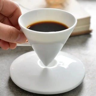 espresso ceramic cup handcrafted 70ml mug luxury coffee vessel detail