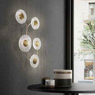 Indoor Wall Light – Elegant Slim Silhouette Metal Acrylic Fixture for Warm Ambiance