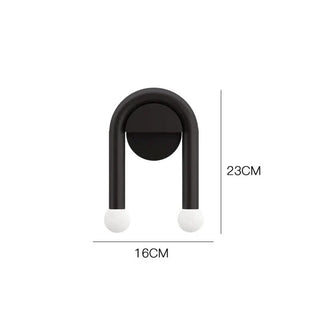 LED Wall Light – Elegant U-Shaped Metal Lamp with Nordic Style Lighting