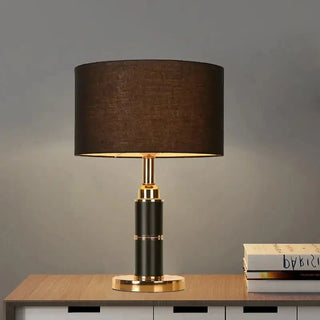 Nordic Bedside Lamp – Minimalist Vertical Silhouette with Warm Ambient Light