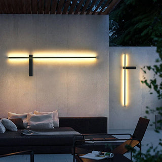 Modern LED Outdoor Light – Black Metal Wall Light | IP54 Rated Durable Fixture