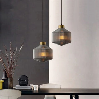 Modern Hanging Lamp – Nordic Pendant Light With Adjustable Glass Metal Design