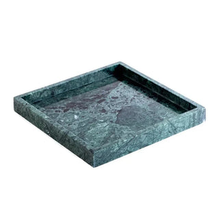 marble storage tray earthworks european minimalist round handcrafted stone tray green detail