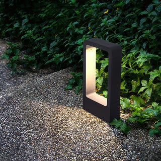 Modern Garden Lamp – Aluminum Lamp Post With LED Outdoor Lighting Fixture