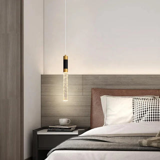 LED Pendant Light – Modern Indoor Pendant Light with Metal Finish & Clear Diffuser