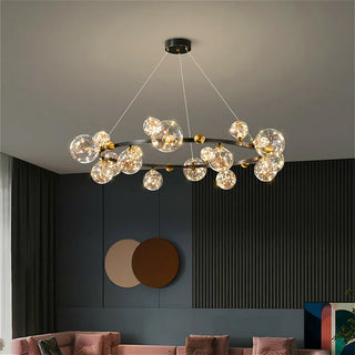 Modern Pendant Light – Elegant LED Metal Fixture with Cord Hanging Design