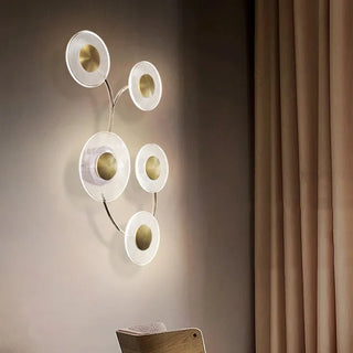 Indoor Wall Light – Elegant Slim Silhouette Metal Acrylic Fixture for Warm Ambiance