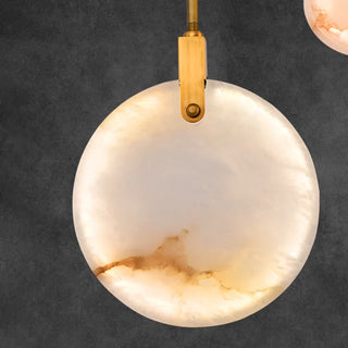 Copper Marble Chandelier – Modern Ceiling Light With Warm Ambient Lighting