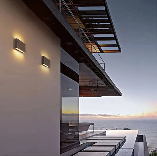 Facade Wall Light – Custom Size Outdoor Wall Sconce | Elegant Color Options