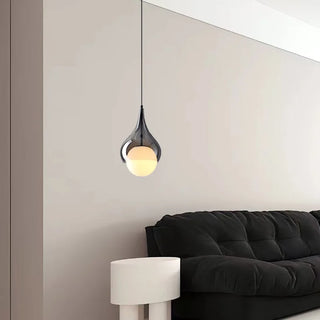 Geometric Pendant Light – Modern Gold Finish LED Lamp for Living Room Lighting