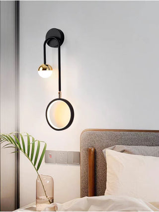 Slender Wall Light | Gold Finish Lighting - Natural Style Lamp by Lumavera