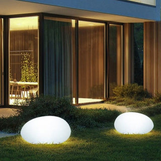 Stone Garden Lamp – Durable Outdoor Lighting | Solar Powered & Waterproof