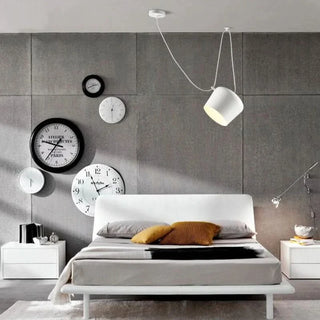 Industrial Pendant Light – Modern Metal Hanging Lamp With E27 Bulb Fixture