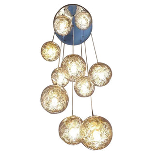 Chic Pendant Light – Modern Pendant Lamp with Gold Finish & Glass Diffuser