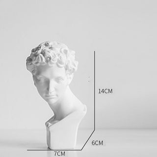 artistic character modern resin figurines creative art decor angle view