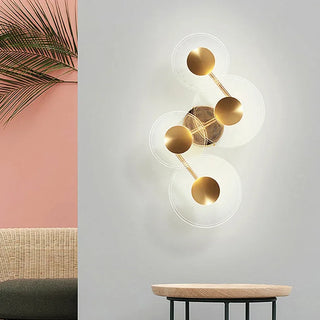 Indoor Wall Light – Elegant Slim Silhouette Metal Acrylic Fixture for Warm Ambiance