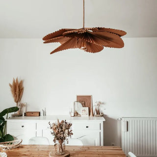 Wabi-Sabi Pendant Light – Handcrafted Hanging Light With Soft Ambient Lighting