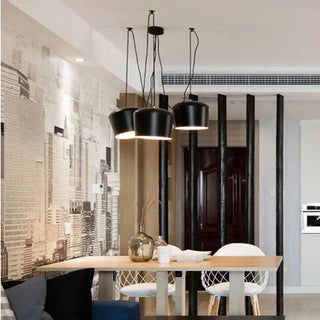 Industrial Pendant Light – Modern Metal Hanging Lamp With E27 Bulb Fixture